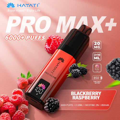 Hayati Pro Max+ 6000 Vape | Rechargeable 20mg Vape Device