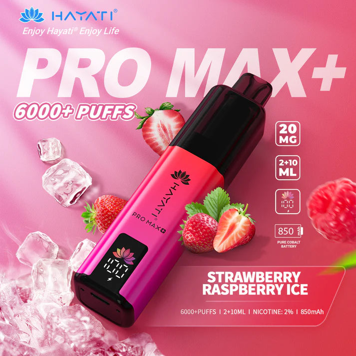 Hayati Pro Max+ 6000 Vape | Rechargeable 20mg Vape Device